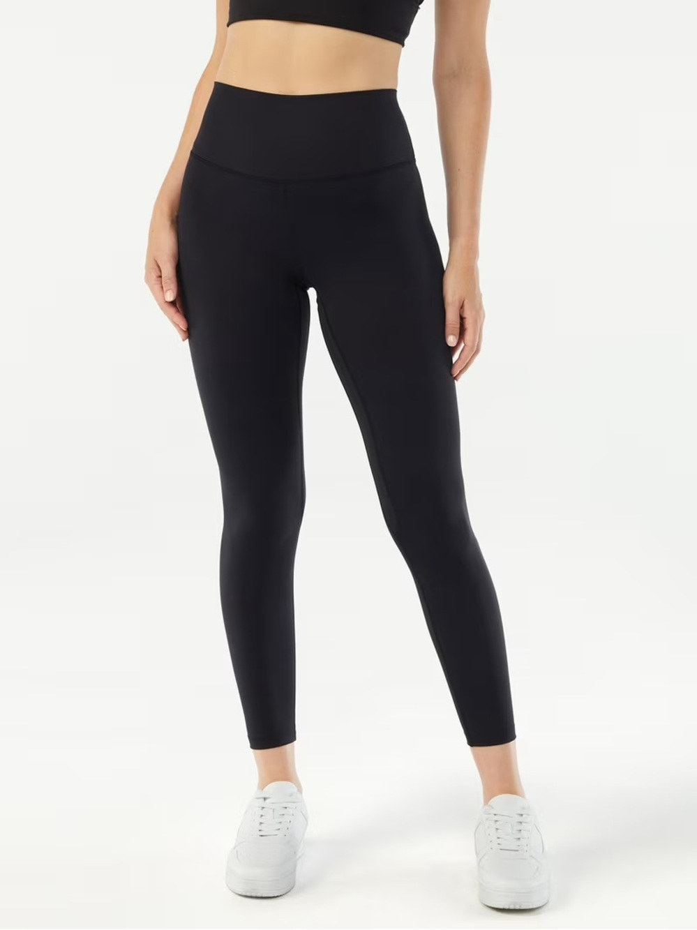 Sofia Vegara High-Waisted Studio Black Leggings Medium